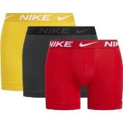 Nike 9P Everyday Essentials Micro Boxer Brief Rød/Gul polyester Medium...