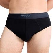 Sloggi 2P Men Ever Ease Brief Svart bomull Medium Herre