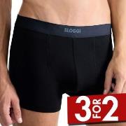 Sloggi 2P Men Ever Ease Shorts Svart bomull XX-Large Herre