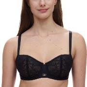 Chantelle BH Origins Lace Unlined Demi Bra Svart nylon C 70 Dame