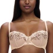 Chantelle BH Pulp Underwired Half Cup Bra Svart m Beige nylon C 85 Dam...