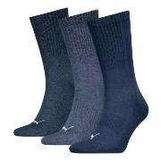 Puma Strømper 3P Cushioned Next Crew Socks Marine Str 43/46