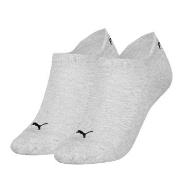 Puma Strømper 2P Women Cushioned Sneaker Socks Grå Str 35/38 Dame