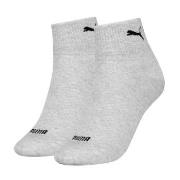 Puma Strømper 2P Women Quarter Socks Grå Str 39/42 Dame