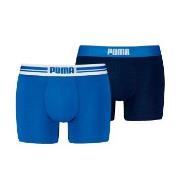 Puma 2P Everyday Placed Logo Boxer Marine/Blå bomull XX-Large Herre