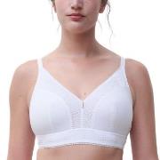 Chantelle BH EasyFeel Wirefree Support Bra Hvit nylon D 70 Dame