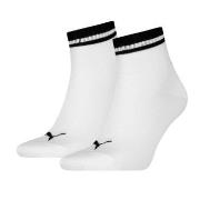 Puma Strømper 2P Heritage Quarter Socks Hvit Str 39/42