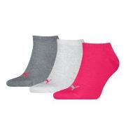 Puma Strømper 3P Sneaker Socks Rosa Str 35/38