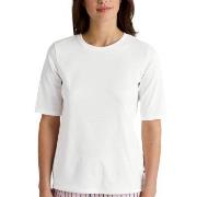 Calida Favourites Sleep Cotton Shirt Short-Sleeve Hvit bomull Large Da...