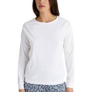 Calida Favourites Sleep Shirt Long-Sleeve Hvit bomull Large Dame