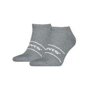 Levis Strømper 2P Organic Cotton Ankle Sock Grå Str 35/38