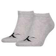 Calvin Klein Strømper 2P Sneaker Monogram Socks Grå Str 39/42 Herre