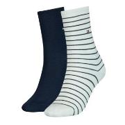 Tommy Hilfiger Strømper 2P Classic Small Stripe Socks Mixed Str 35/38 ...
