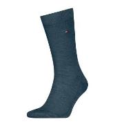 Tommy Hilfiger Strømper Premium Basket Wool Socks Jeansblå Str 47/48 H...