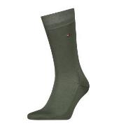 Tommy Hilfiger Strømper Premium Fil D Ecosse Socks Grønn Str 43/44 Her...