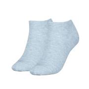 Tommy Hilfiger Strømper 2P Women Sneaker Sock Lysblå Str 39/42 Dame