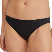 Calida Truser Essential Cotton Low Cut Brief Svart bomull Large Dame