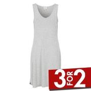 Damella Bamboo Nightdress Grå Bambus X-Large Dame
