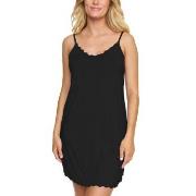 Damella Bamboo Nightdress Without Sleeves Svart Bambus Small Dame