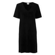 Damella Bamboo Short Sleeve Nightdress Svart Bambus Small Dame