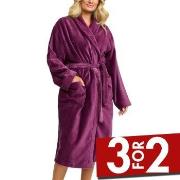Damella Unisex Torekov Robe Plomme bomull Large Dame