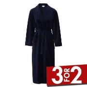 Damella Velour Cosy Robe Marine Large Dame