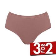 Sloggi Truser 3P GO Daily Cotton Midi Briefs Mørkrosa bomull Medium Da...