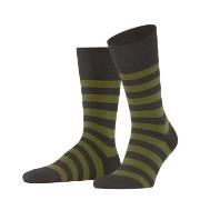 Falke Strømper Sensitive Mappd Line Socks Grønn bomull Str 47/50 Herre