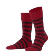 Falke Strømper Sensitive Mappd Line Socks Rød bomull Str 43/46 Herre