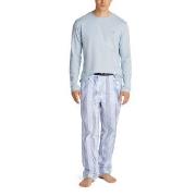 Tommy Hilfiger Original Long Sleeve Pyjama Set Lysblå bomull Medium He...