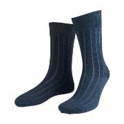 Amanda Christensen Strømper Grade Wide Rib Ankle Socks Mørkblå Str 47/...