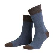 Amanda Christensen Strømper True Contrast Ankle Sock Mørkblå Str 43/46