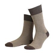 Amanda Christensen Strømper 3P True Contrast Ankle Sock Lysbrun  Str 4...