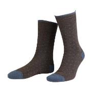 Amanda Christensen Strømper 3P True Dot Ankle Sock Brun Str 39/42