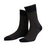 Amanda Christensen Strømper True Stripe Ankle Sock Mørkgrå  Str 39/42