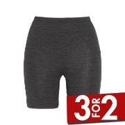 Damella Truser Wool And Silk Shorts Mørkgrå  ull 44 Dame