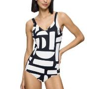 Triumph Summer Allure Wired Swimsuit Svart/Hvit B 40 Dame