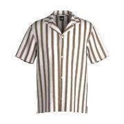 BOSS Beach Shirt Stripet viskose Medium Herre