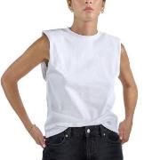 Bread and Boxers Heavy Tank Top Hvit økologisk bomull Large Dame