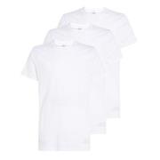 Calvin Klein 3P Crew Neck T-Shirt Hvit bomull Medium Herre
