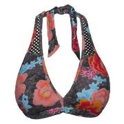 Esprit Peony Beach 2 Padded Halterneck Bikini Brun mønstret D 44 Dame