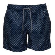 Reyes bay Woven Shorts Badebukser Marine mønster polyester Large Herre