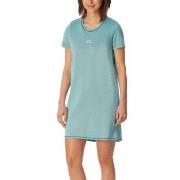 Schiesser Short Sleeve Sleepshirt Lysegrønn bomull 38 Dame