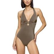 Triumph Midnight Swim OP 01 Swimsuit Khaki D 44 Dame