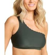 Damella Nora Wavy Bikini Top Mørkgrørnn  40 Dame