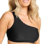 Damella Nora Wavy Bikini Top Svart 38 Dame