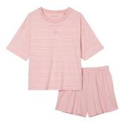 Marc O Polo Organic Cotton Short Pyjama Set Lysrosa bomull Large Dame