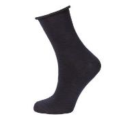 Trofe Cotton Solid Sock Strømper Blå Strl 37/41 Dame