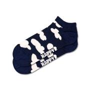 Happy socks Strømper Cloudy Low Sock Marine mønster bomull Str 36/40