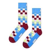 Happy socks Strømper Dizzy Check Sock Blå Mønster bomull Str 41/46